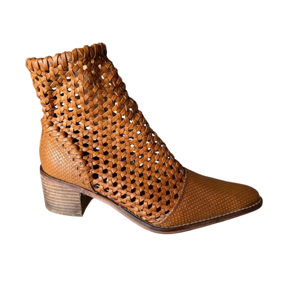 Free People In The Loop Woven Leather Boots - Picture 7 of 13